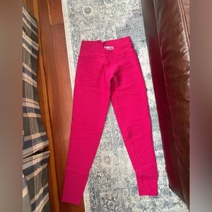 Booty by brabants full length croco legging in pink